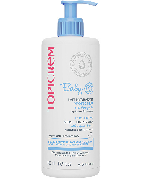 TOPICREM BABY Защитное увлажняющее молочко, 500 мл ПУ