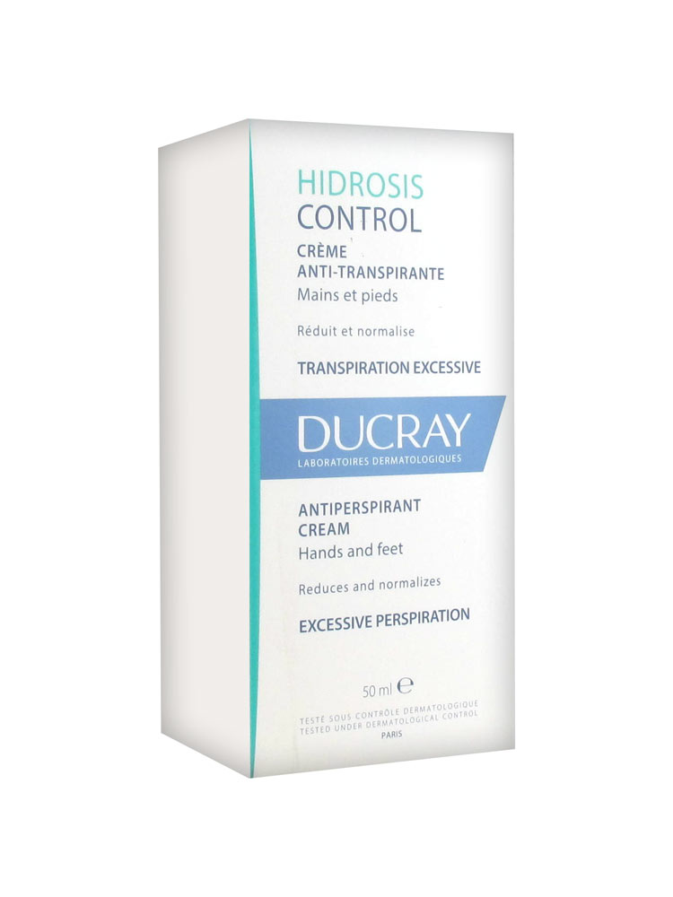 DUCRAY HYDROSIS CONTROL Дезодорант-крем для рук и ног, 50 мл