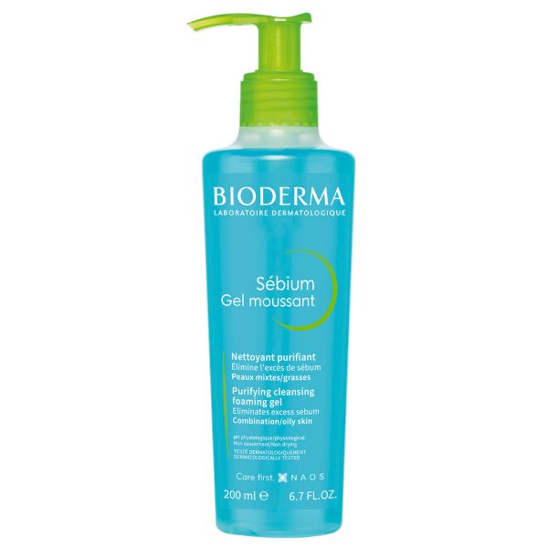 BIODERMA СЕБИУМ Очищающий гель, флакон-помпа 200 мл