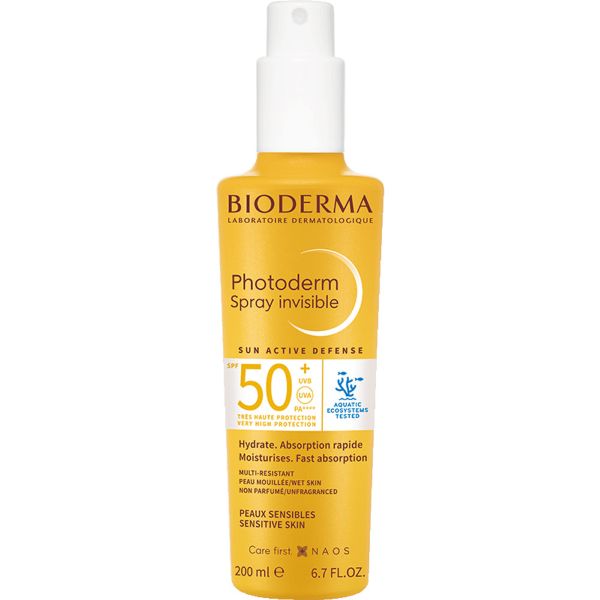 BIODERMA ФОТОДЕРМ Солнцезащитный спрей для лица и тела SPF 50+, 200 мл