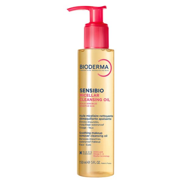 BIODERMA СЕНСИБИО Очищающее мицеллярное масло для чувствительной кожи, 150 мл