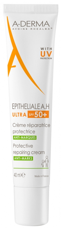 A-Derma EPITHELIALE A.H Ultra Защитный восстанавливающий крем SPF 50+, 40 мл