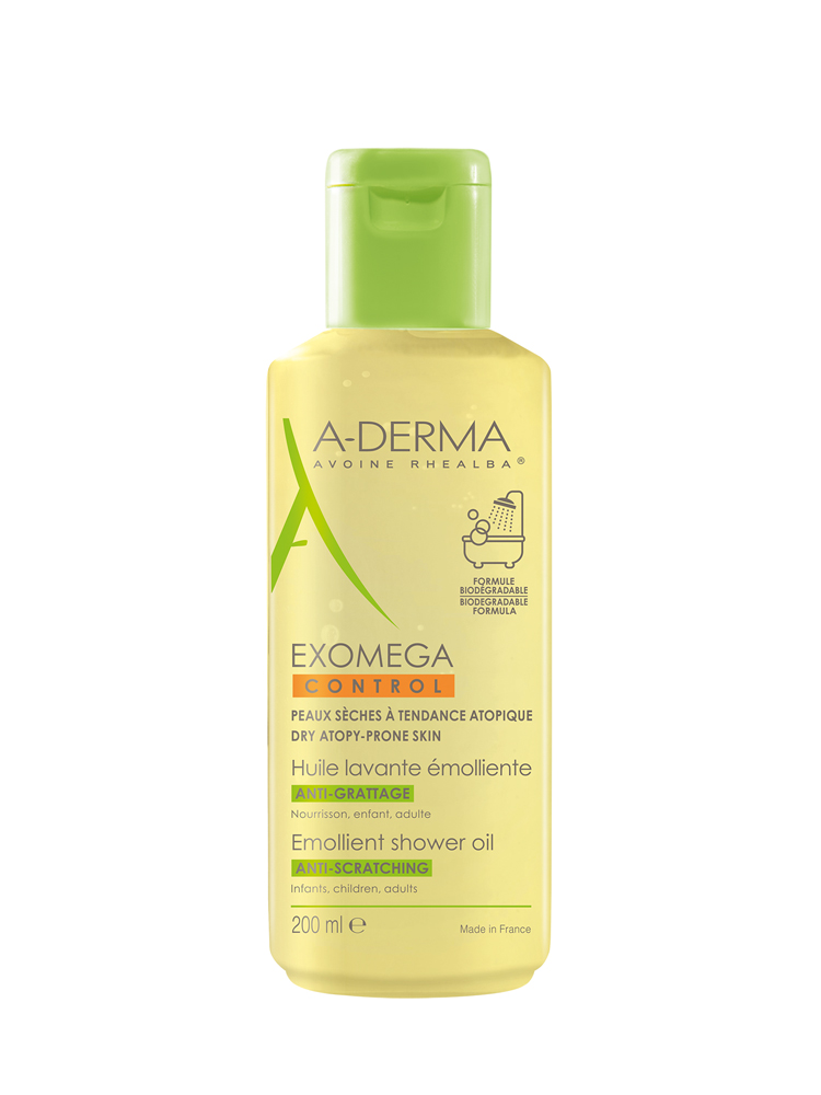 A-Derma EXOMEGA CONTROL Смягчающее очищающее масло, 200 мл