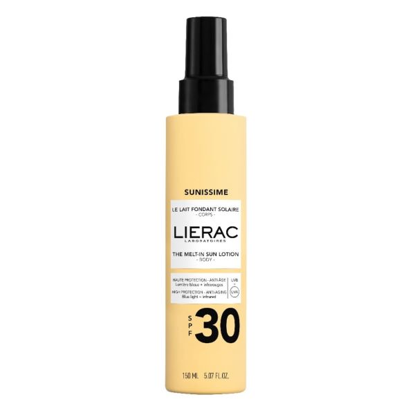 LIERAC САНИССИМ Солнцезащитный лосьон SPF30 для тела, 150 мл