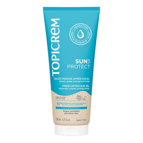 TOPICREM SUN PROTECT Освежающее желе после загара, 200 мл