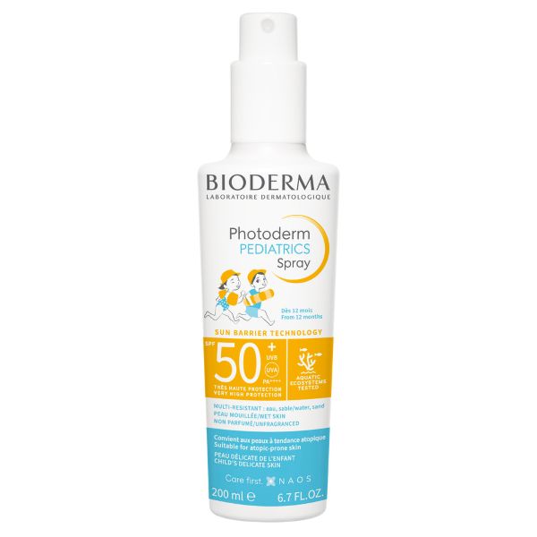 BIODERMA ФОТОДЕРМ PEDIATRICS Солнцезащитный детский спрей SPF 50+, 200 мл