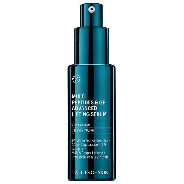 ALLIES OF SKIN Разглаживающая мультипептидная сыворотка с фактором роста, 30 мл