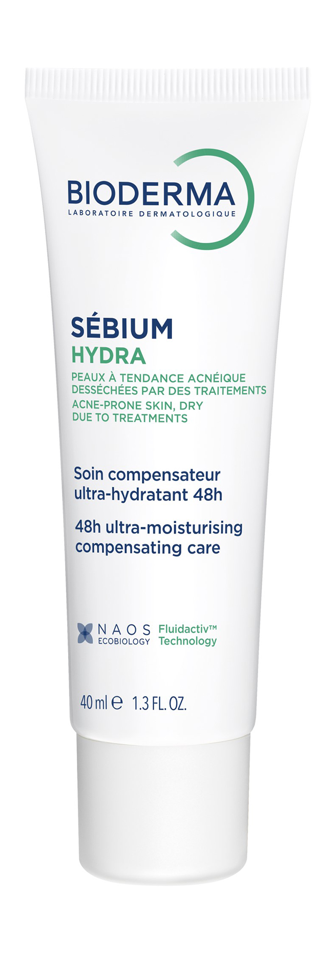 BIODERMA СЕБИУМ ГИДРА влажняющий крем для кожи, ослабленной после использования пересушивающих средств, 40 мл