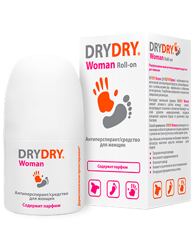 DryDry Woman Антиперспирант для женщин Roll-on, 50 мл