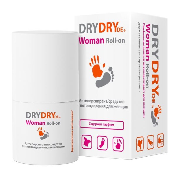 DryDry Woman Антиперспирант для женщин Roll-on, 50 мл