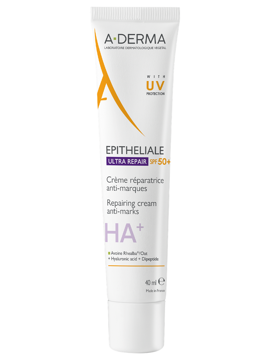 A-Derma EPITHELIALE ULTRA REPAIR Восстанавливающий крем c SPF 50+, 40 мл