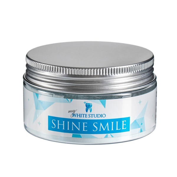 WHITE STUDIO Зубной порошок для отбеливания зубов Shine smile, 30 гр