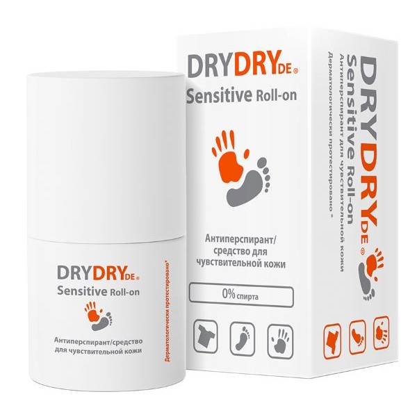DryDry Sensitive  Антиперспирант для чувствительной кожи Roll-on, 50 мл