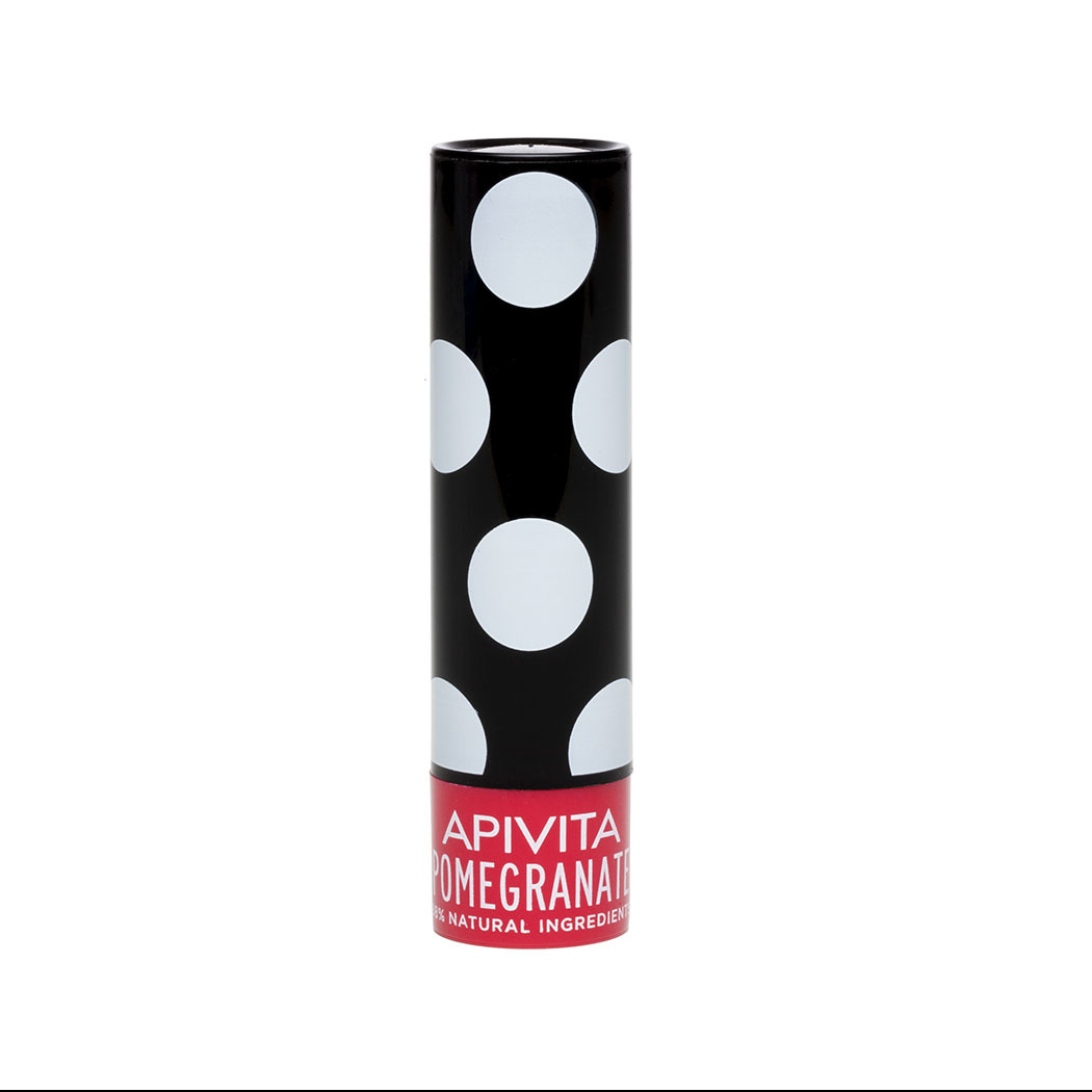 APIVITA Увлажняющий уход для губ с оттенком Граната, 4,4 гр