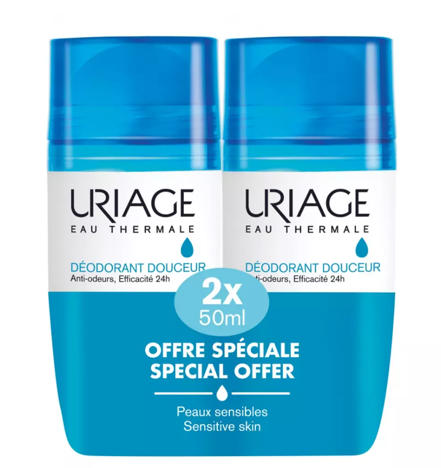 URIAGE Роликовый дезодорант, 50 мл*2