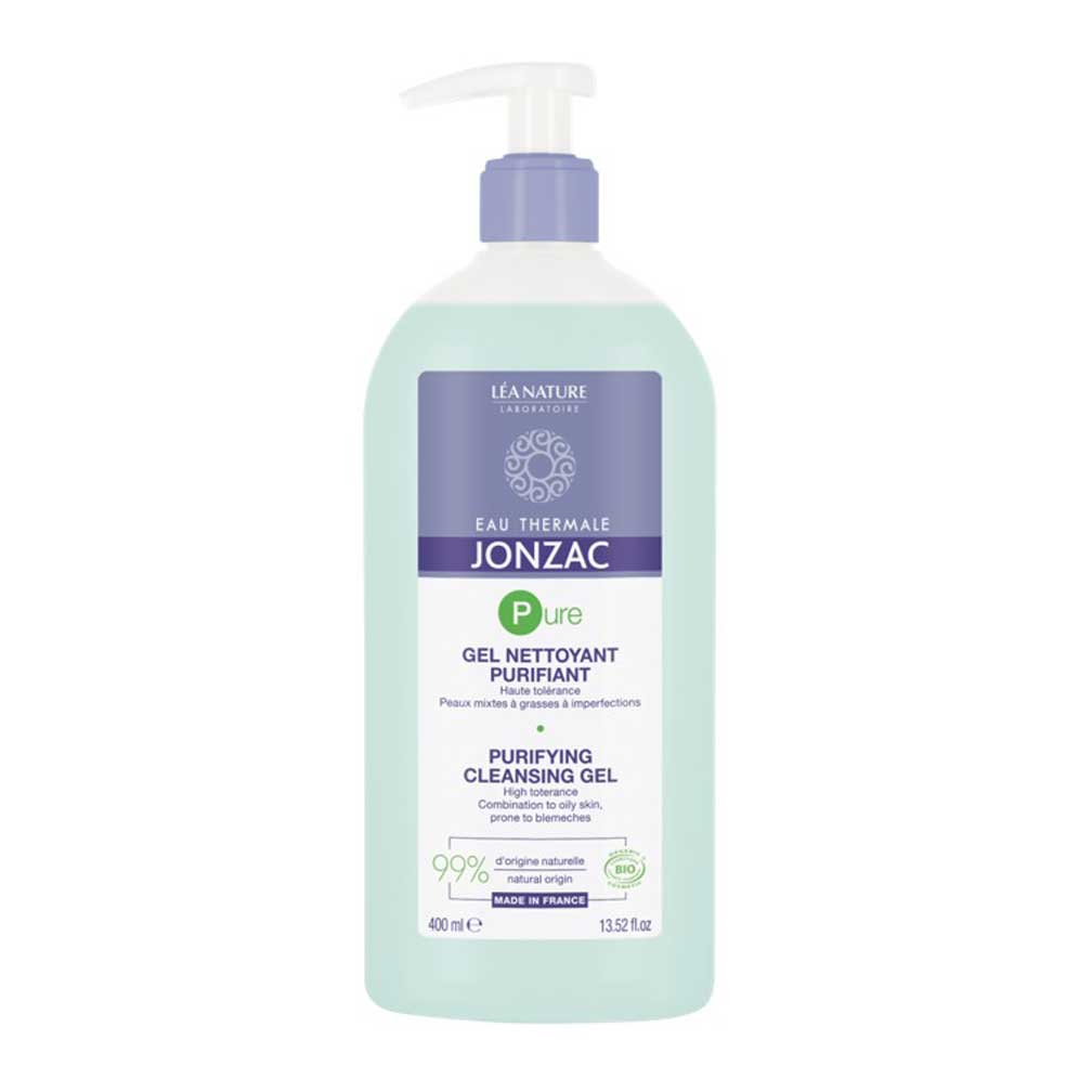Jonzac Pure Очищающий гель для проблемной кожи лица, 400 мл