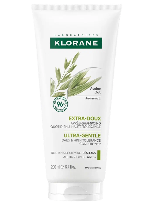 KLORANE Сверхмягкий ежедневный бальзам-ополаскиватель с овсом, 200 мл