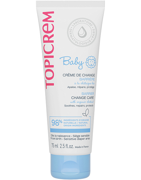 TOPICREM BABY Крем-барьер под подгузник, 75 мл