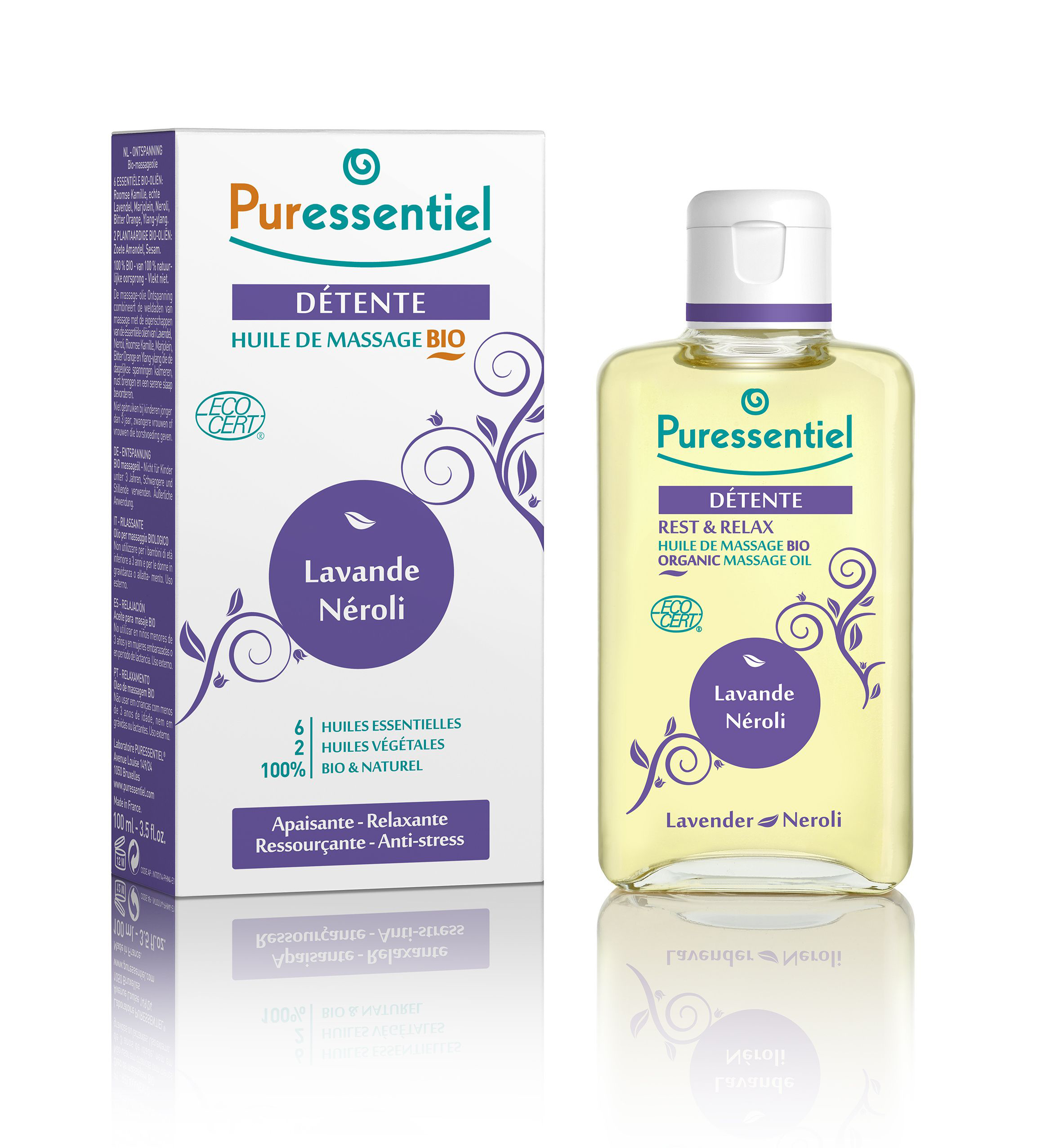 Puressentiel Органическое массажное масло 