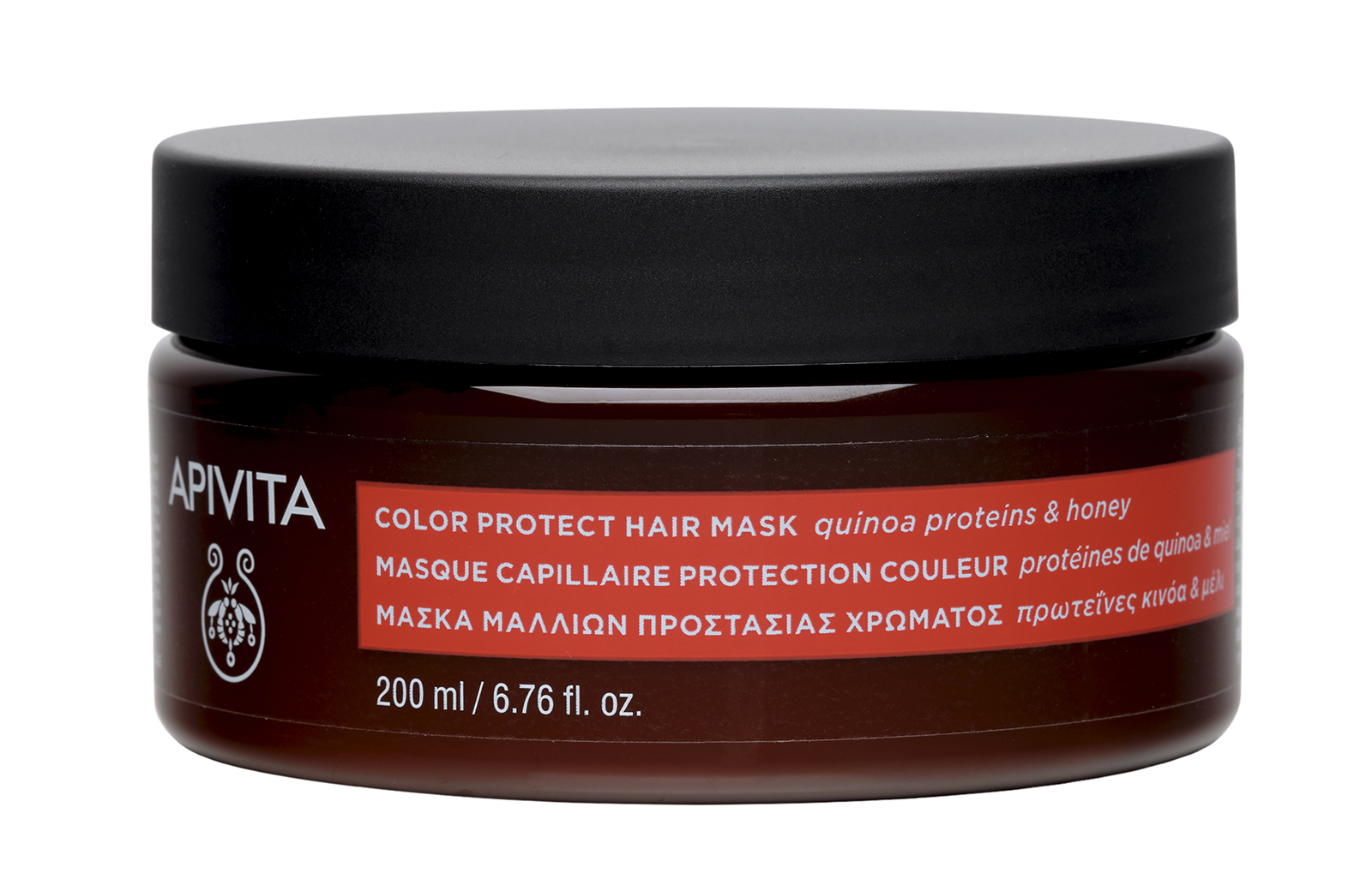 APIVITA  Маска для окрашенных волос с протеинами киноа и медом, 200 мл