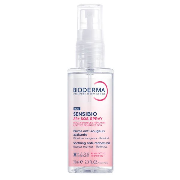 BIODERMA СЕНСИБИО AR+ Мгновенно успокаивающий SOS спрей против покраснений, 70 мл