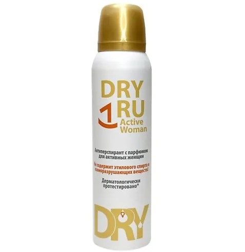 Dry RU Woman Антиперспирант с парфюмом для активных женщин (спрей), 150 мл