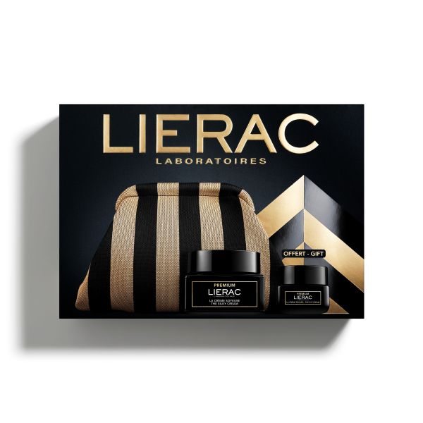 LIERAC ПРЕМИУМ Подарочный набор Бархатистый крем, 50 мл + Крем для контура глаз, 20 мл