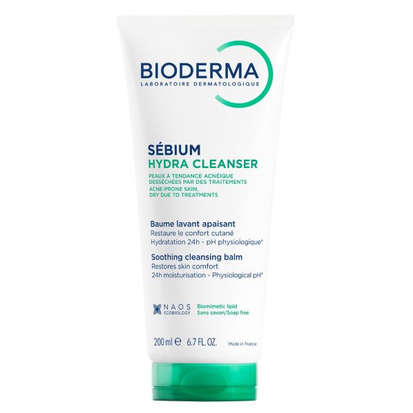 BIODERMA СЕБИУМ ГИДРА Успокаивающий очищающий бальзам, 200 мл