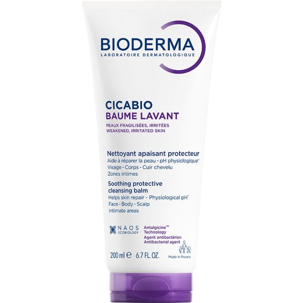 BIODERMA ЦИКАБИО Восстанавливающий очищающий бальзам, 200 мл