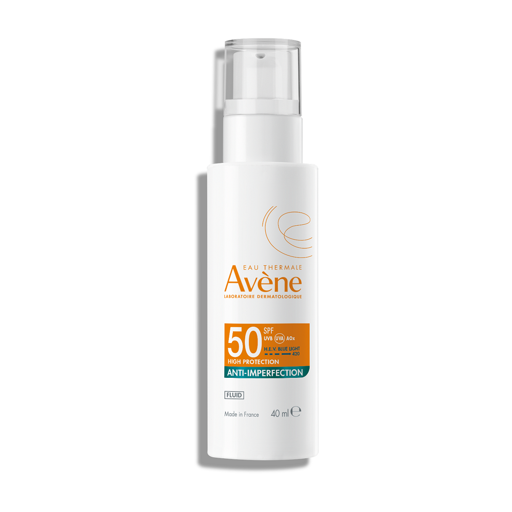AVENE Солнцезащитный флюид против несовершенств ANTI-IMPERFECTION SPF50, 40 мл